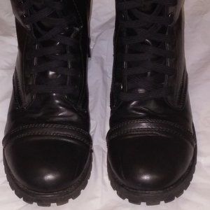 Arizona Combat Boots - Vegan 'Leather'